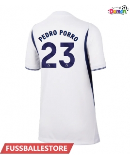 Günstige Tottenham Hotspur Pedro Porro #23 Heimtrikot Damen 2026-27 Kurzarm